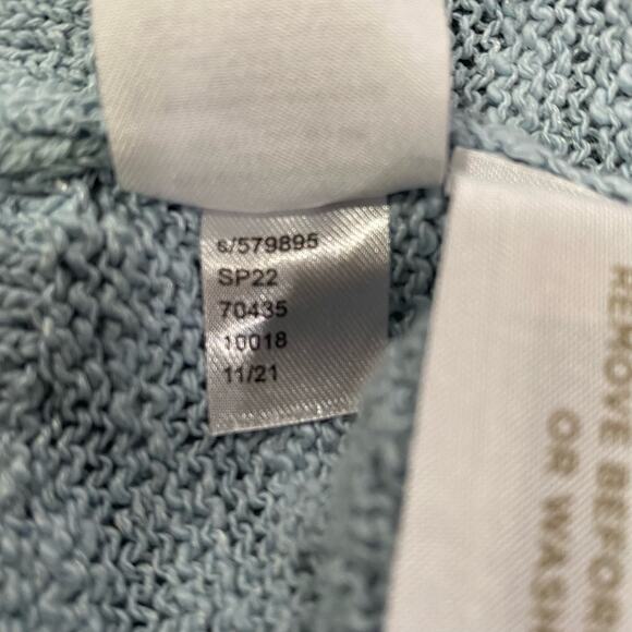 LOU & GREY Leopard Pullover Sweater SIZE LARGE Crew Neck Lightweight Knit - Picture 5 of 8